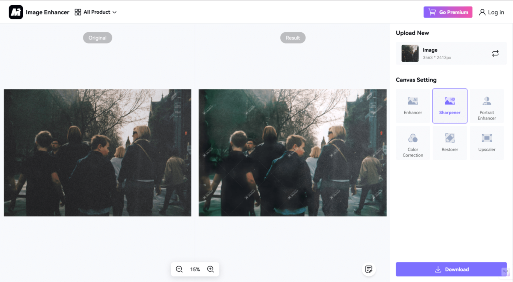 media.io photo quality