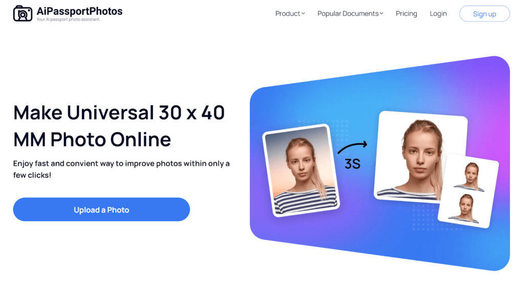 online passport photo maker