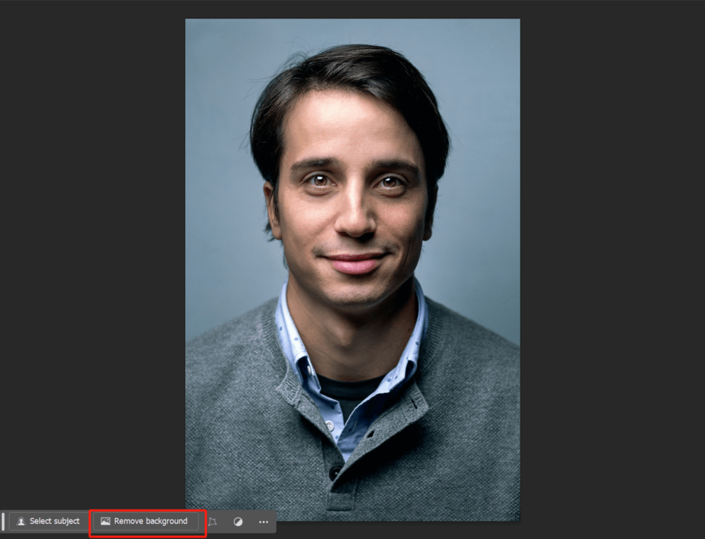 remove background on photoshop