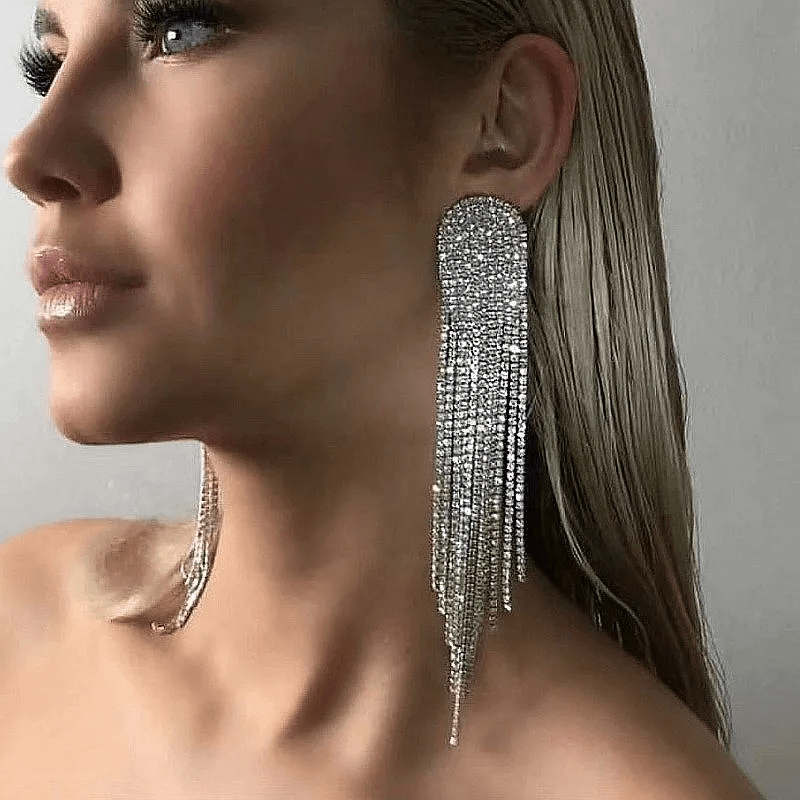 Avoid reflective or shiny earrings