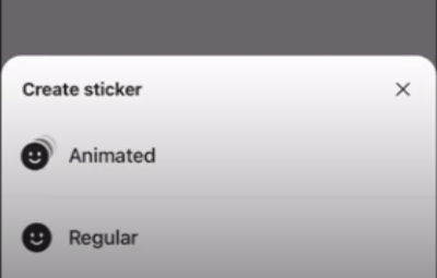 create animated stickers