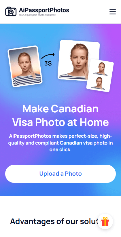 upload a photo to aipassportphotos