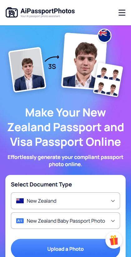 upload photos to nz passport photo checker