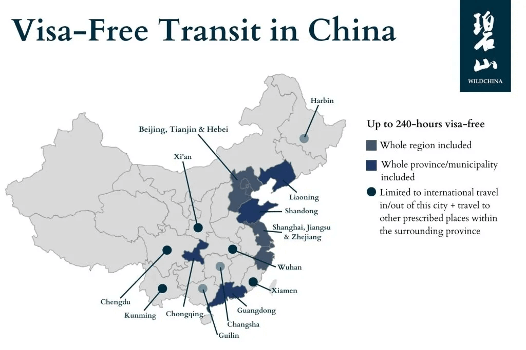 visa free transit in china