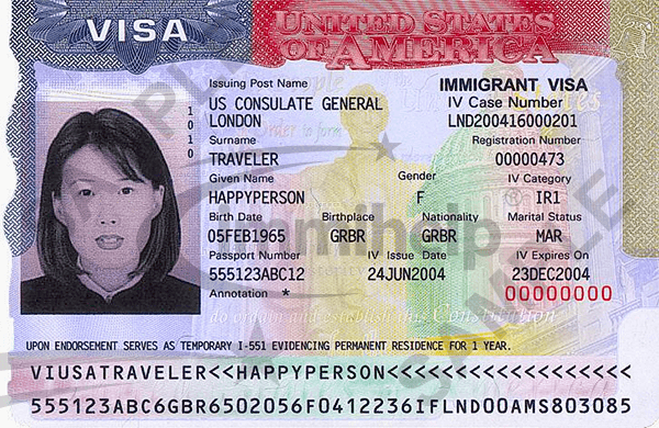 USA Immigrant Visa