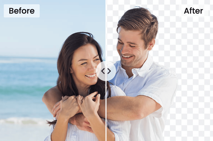 before and after remove background