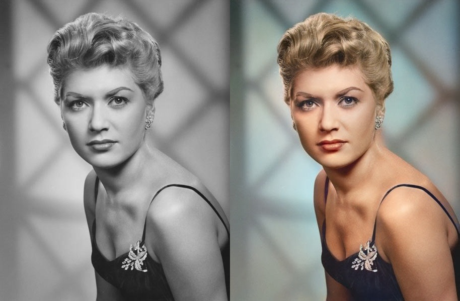 colorize black and white photos on nero